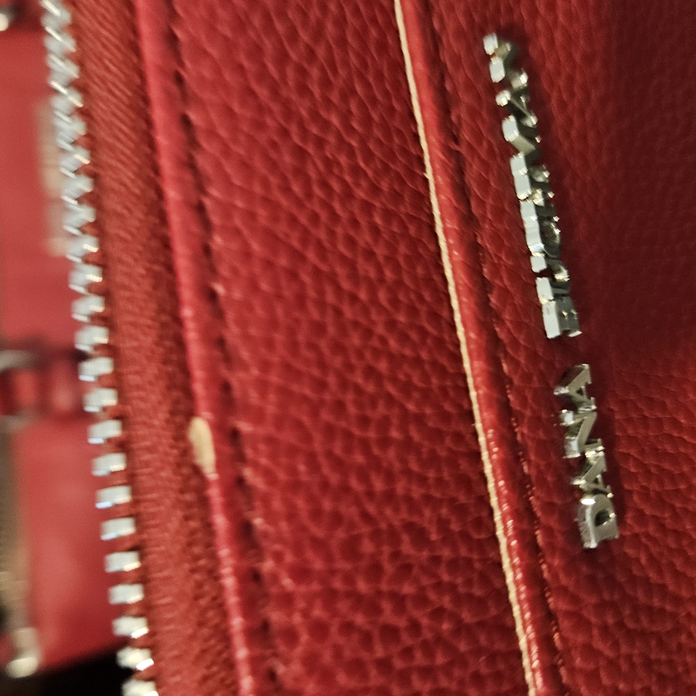 Dana Buchman Red Satchel Bag - Picture 7 of 7